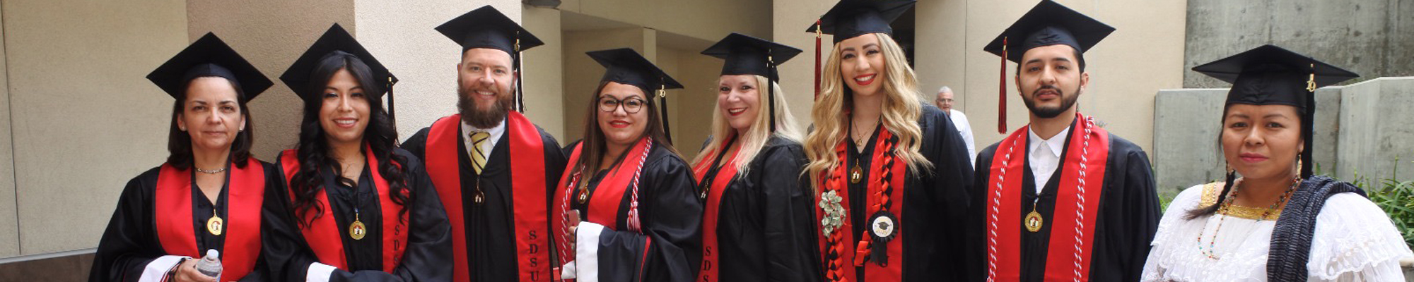 CLAS students at graduation